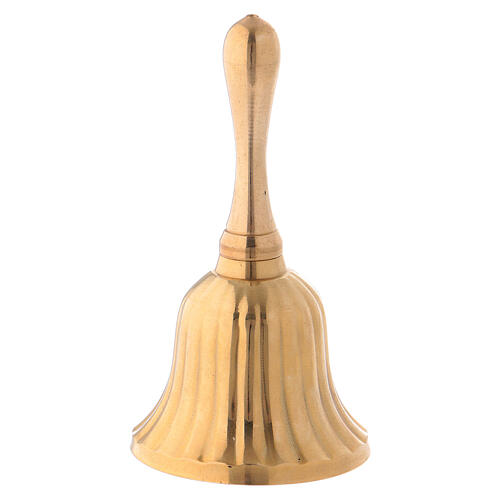 Bell With Wooden Handle, 21x10 cm