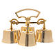 Altar Bells 4 Chime In Gold Plated Brass s2