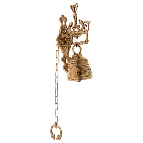 Wall bell with chain 2 3/4 in 3