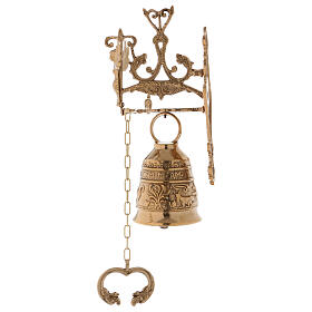 Dzwonek liturgiczny ścienny, z mechanizmem poruszającym, h 33 cm