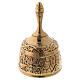 Four Evangelists Altar Bell In Golden Brass s1