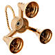 Brass Handbell 3 Chime, Golden Brass s3