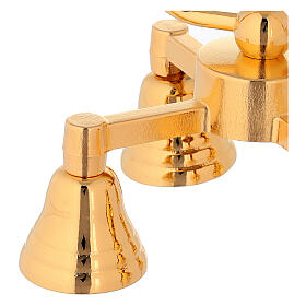 Brass Bell, 4 Chime In Golden Brass