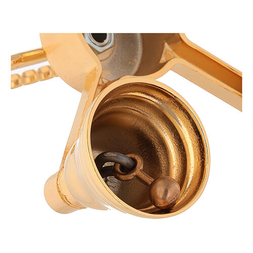 Brass Bell, 4 Chime In Golden Brass 4