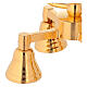 Brass Bell, 4 Chime In Golden Brass s2