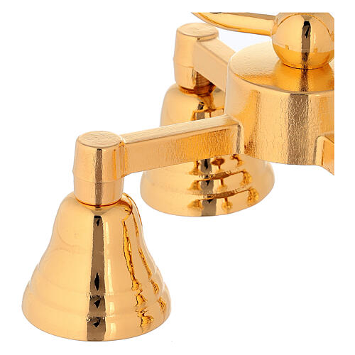 Gold-Plated Brass Altar Bell, 4 Tone 2