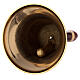 Dzwonek mosiężny z drewnianą rączką, h 26 cm s3