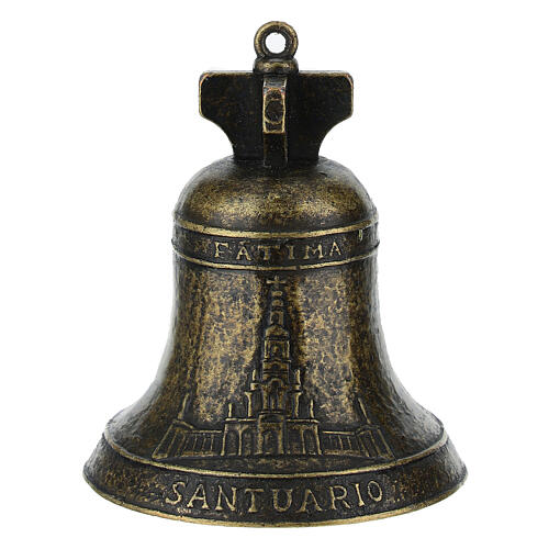 Burnished metal bell, Saint John Paul II, 2x3 in 9