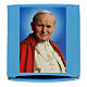 Burnished metal bell, Saint John Paul II, 2x3 in s6