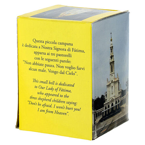 Bronzed Metal Bell Saint John Paul II 5x7 cm 10