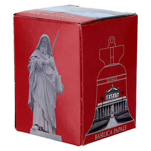 Bell of Saint Paul, burnished metal, 2x3 in 4