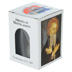 Bronzed Metal Altar Bell St Benedict 5x7 cm