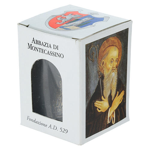 Bronzed Metal Altar Bell St Benedict 5x7 cm 2