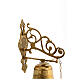 Campana mod Angelo muro ottone dorato 37 cm s3