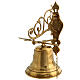 Wall Church Bell model Angel golden brass 37 cm s6