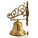 Wall Church Bell model Angel golden brass 37 cm s7