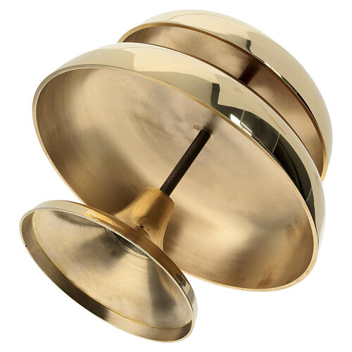 Clochette liturgique laiton coulé à deux sons 30 cm 6