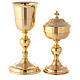 Golden Chalice and Ciborium Maltese style s1