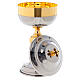 Chalice and Ciborium Malta style, silver and gold-plated s5