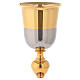 Chalice and Ciborium Malta style, silver and gold-plated s2