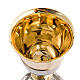 Chalice and Ciborium Malta style, silver and gold-plated satin s7