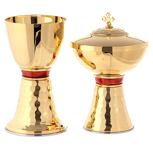 Chalice and Ciborium with enamelled ring 1