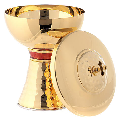 Chalice and Ciborium with enamelled ring 4