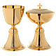 Chalice and Ciborium with cast brass foot s1