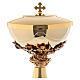 Chalice and ciborium with pewter decoration s5