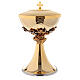 Chalice and ciborium with pewter decoration s3