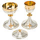 Chalice and Ciborium hammered Silver-plated brass s8