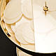 Ziborium mit drehbaren Plexiglas-Deckel, für ca 250 Hostien, Messing vergldet s2