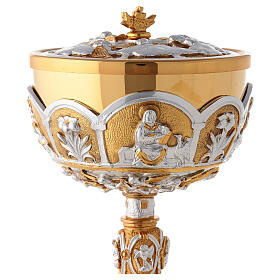 Calice et ciboire en fusion déposition du Christ s8