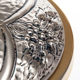 Conjunto 3 peças cinzelado uva e trigo s7