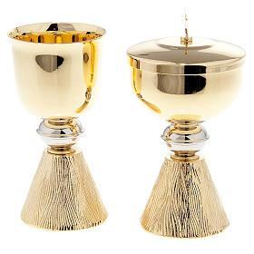 Cálice e píxide base decorada s1