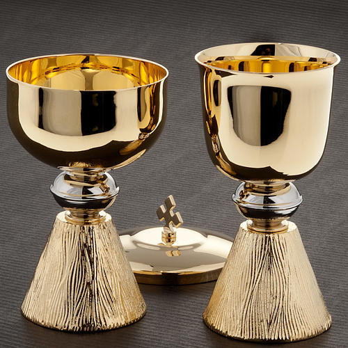 Cálice e píxide base decorada 2