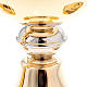 Cálice e cibório latão dourado s3