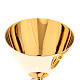 Cálice e píxide latão dourado brilhante s4