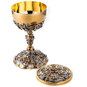 Cálice e píxide latão Milagres s3