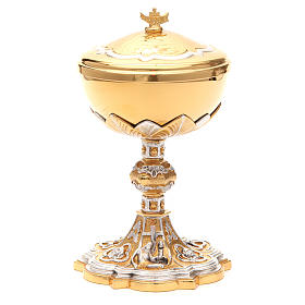 Cálice e cibório latão Pietà s5