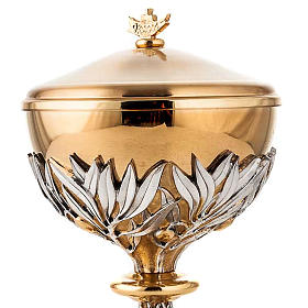 Cálice e cibório latão prensa de azeite (Getsémani) s5