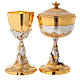 Chiselled chalice and ciborium set the Pietà s1