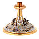 Chiselled chalice and ciborium set The last supper s2