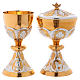 Chiselled chalice and ciborium set ark of the covenant s1