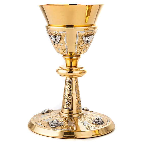 Chalice and ciborium with chiselled Putti 2