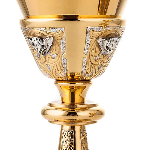Chalice and ciborium with chiselled Putti 4