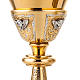 Chalice and ciborium with chiselled Putti s4