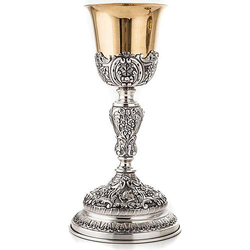 Silver chalice and ciborium tables of the Law 2