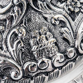 Cálice e píxide pão cordeiro tábuas lei prata s7