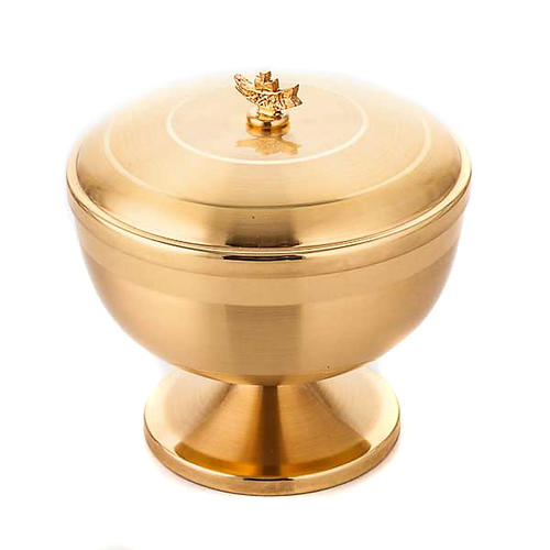 Chalice and ciborium gold plated 3
